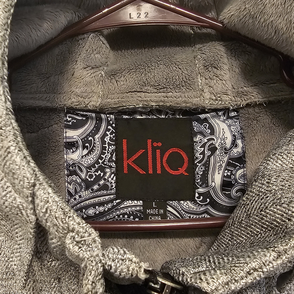 Kliq Gray Hooded Jacket